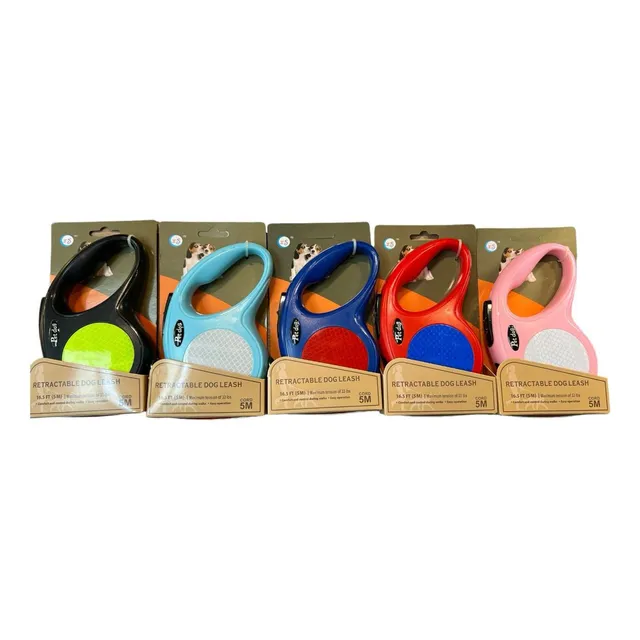 Correa Para Mascota Guía Retráctil 3 Metros C/ Destorcedor Color Azul