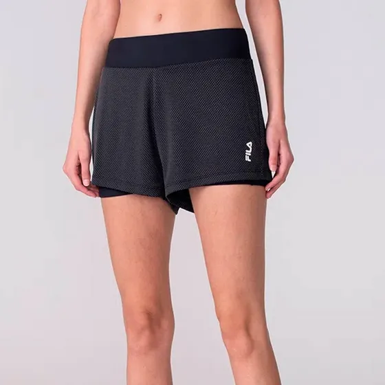 Short Dos En Uno Fila Con Calza De Dama Running Mvdsport