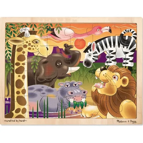 Rompecabezas 24 Pz Llanuras Africanas Melissa & Doug