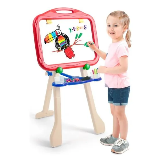 Caballete De Arte  Ajustable Borrable 2 En 1 Crayola