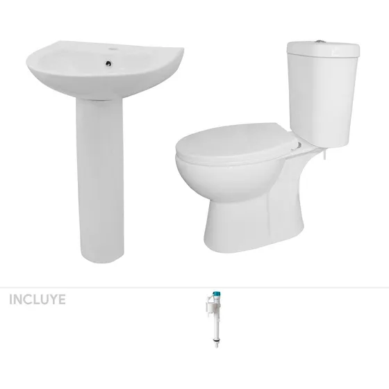 Pack Baño Aura |  Lavamanos + Sanitario