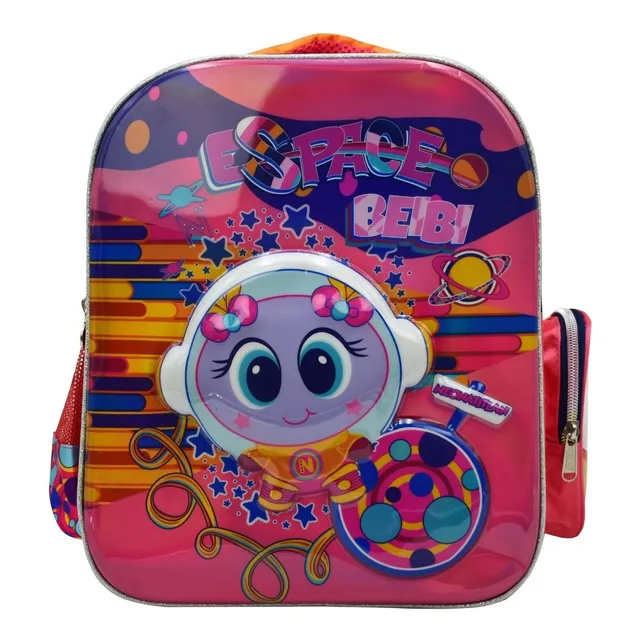 Mochila Neonato Distroller Espace Beibi 3d Kinder 128719 Ruz Color Rosa