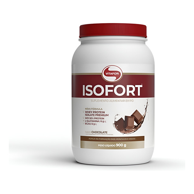 Isofort Whey Protein Isolado 900g - Vitafor 100% Original Isofort Whey Protein Isolado 900g - Vitafor 100% Original
