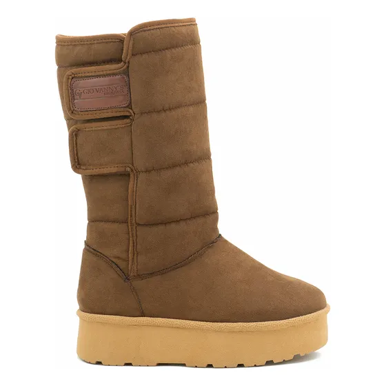Bota Larga De Frio Para Mujer Suela Gruesa Antiderrapante