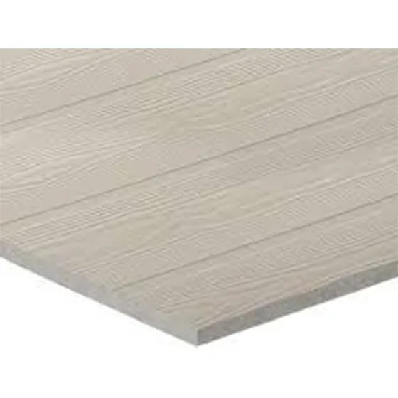 Placa De Fibrocemento Panel Texturado Madera Color Gris