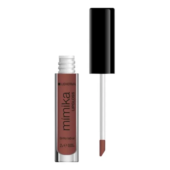 Brillo Labial Mímika Lipgloss Con Hialurónico Lidherma Acabado Brillante Color Nude