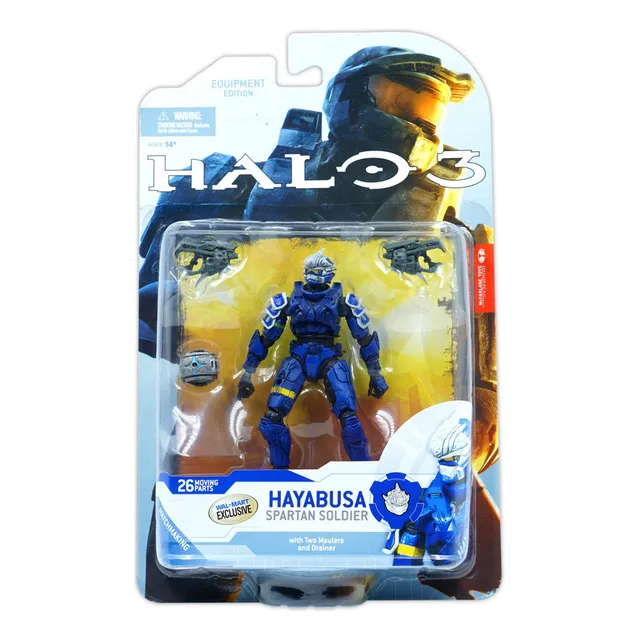 Mcfarlane Halo 3 Blue Hayabusa Spartan Soldier Exclusive