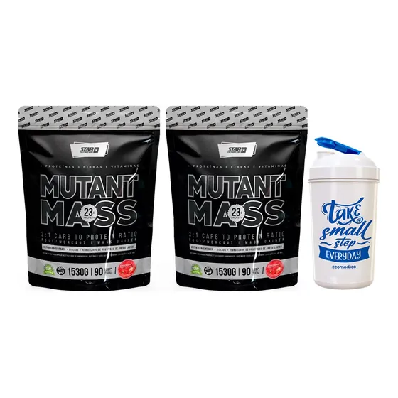 Mutant Mass 2 X 1,5kg + Smart Shaker-star Nutrition