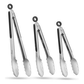 D Juego De Pinzas De Cocina De Acero Inoxidable De 3 Pcs D Juego De Pinzas De Cocina De Acero Inoxidable De 3 Pcs