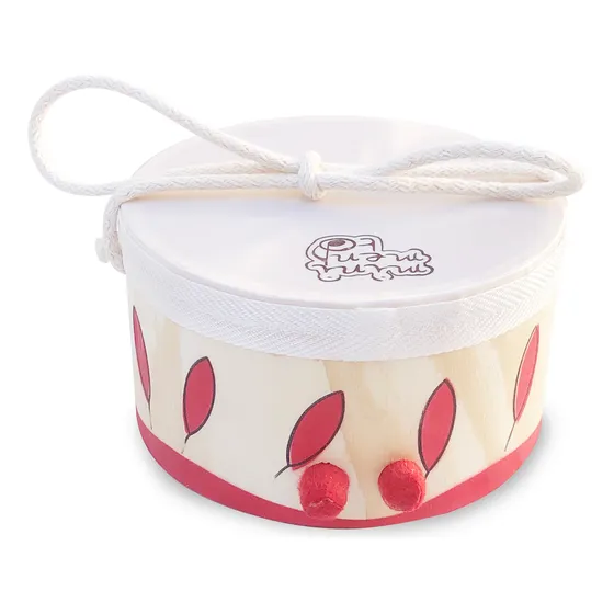 Instrumento Musical Tambor Colgante Infantil Niños Madera