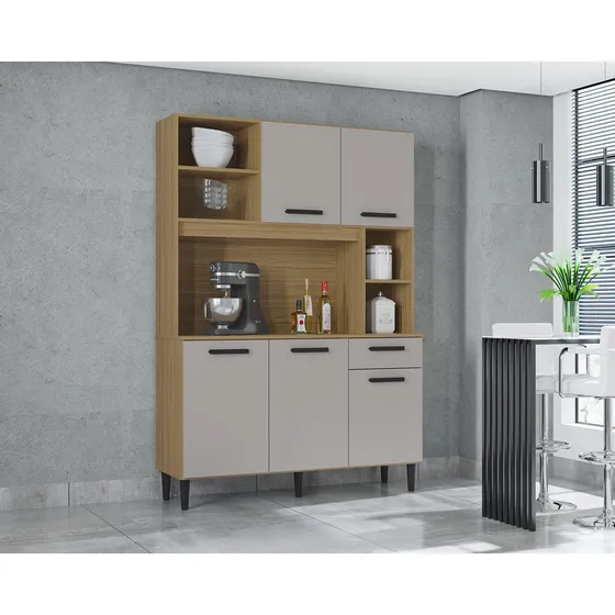 Kit De Cocina Isabel 120 Damasco/off White