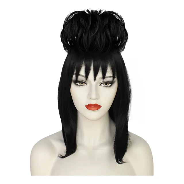 Peluca Para Cosplay De Lydia Deetz, Vestido De Novia, Acceso
