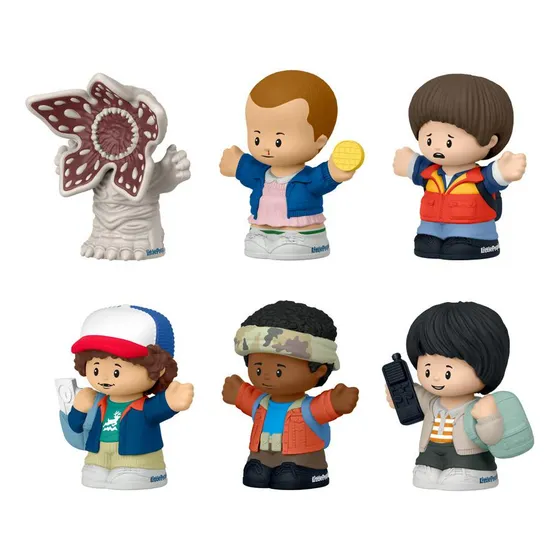 Set De Figuras Little People Collect Stranger Things Casting