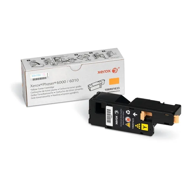 Cartucho de tóner Xerox Yellow Phaser E Work Pn 106r01633