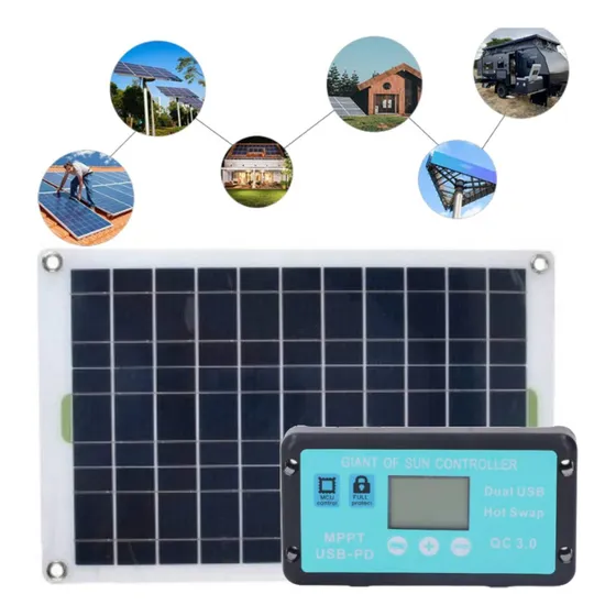Kit De Panel Solar 200w Obd Con Controlador 10 En 1 Cable