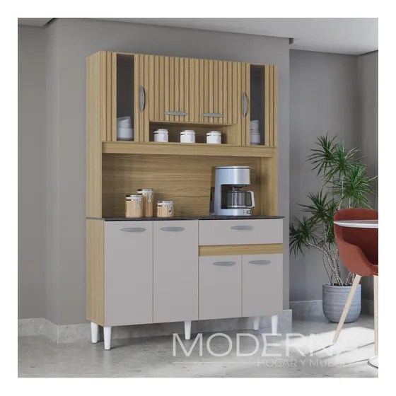 Kit De Cocina Coral 8 Puertas