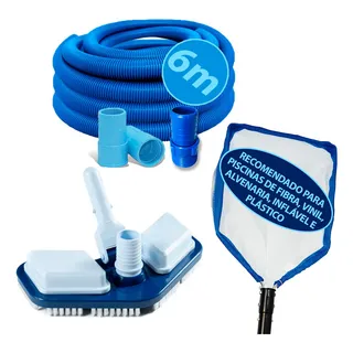Kit De Limpeza De Piscina Mangueira 6m Fibra Vinil InflĂĄvel Kit De Limpeza De Piscina Mangueira 6m Fibra Vinil InflĂĄvel