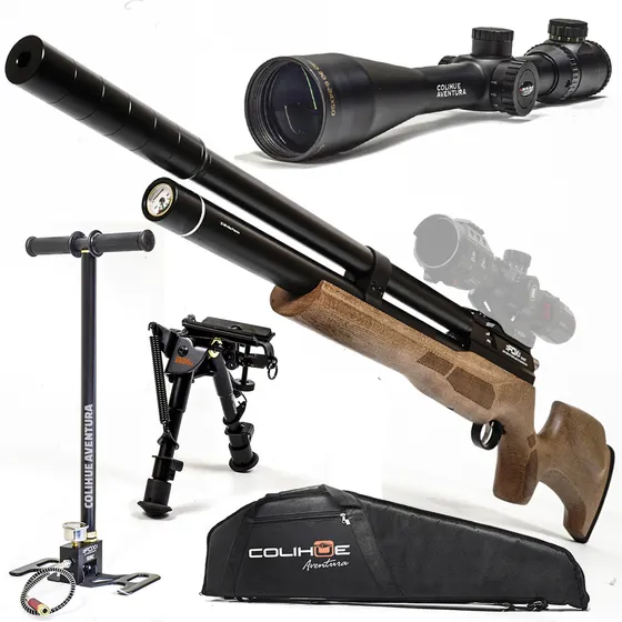 Rifle Pcp Fox Bandit 7.62 / 9mm + Mira Inflador Funda Bipode
