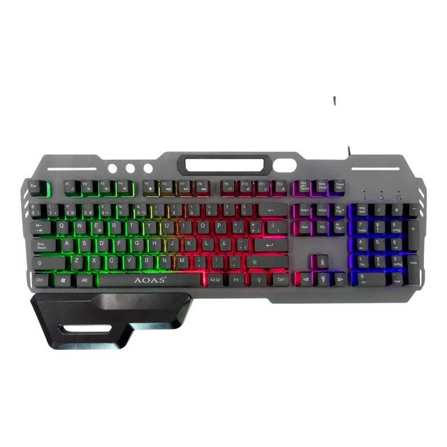 Teclado Gamer, Luz Rgb, Gaming Retroiluminado Incluye La Ñ