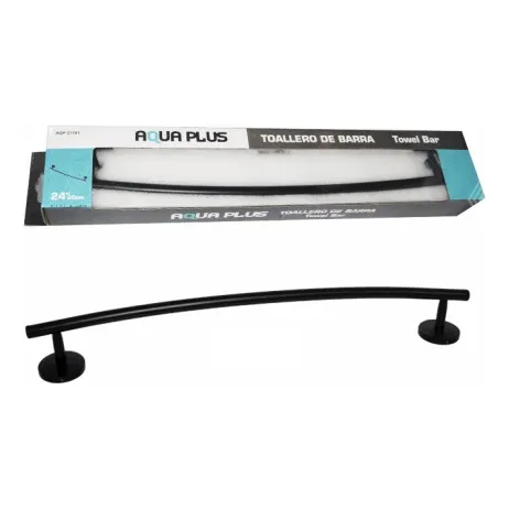 Toallero Porta Toalla 60 Cm Negro