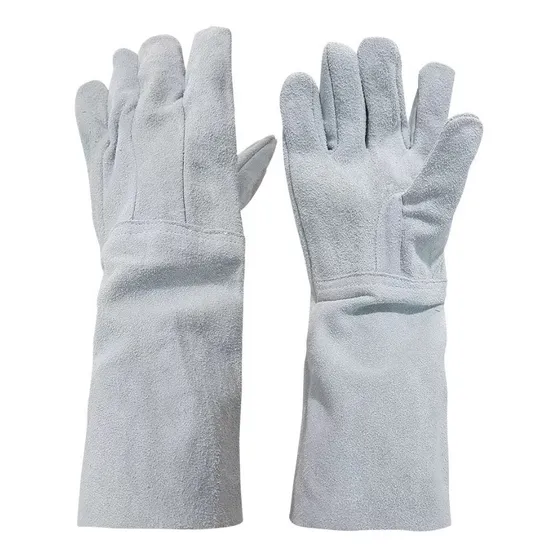 Luva Raspa Cano Longo Concertina Solda Proteção 20 Cm Epi   