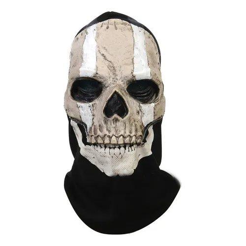 Máscara Caveira Fantasma Cosplay Call Of Duty Headgear Latex Cor 2