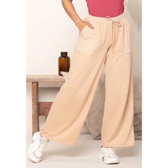Pantalón Mujer Beige Mp 821