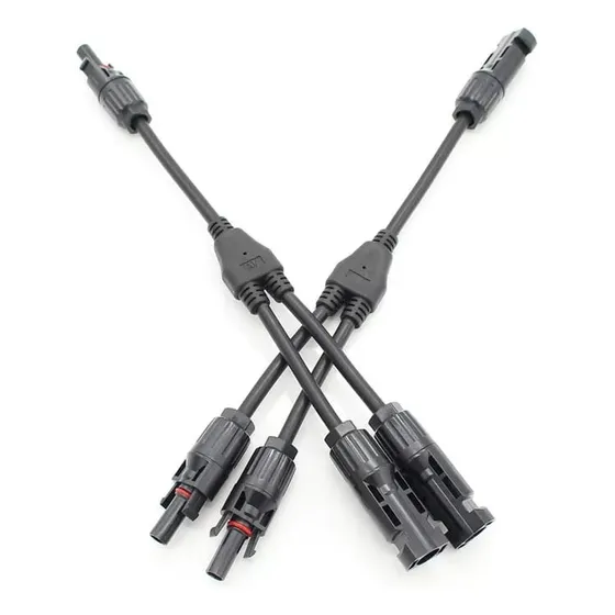 1 Par Conectores Mc4 Y Ramo 1 Para 2 Cabo Adaptador Paralelo