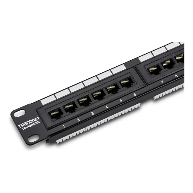 Parche De Panel Cat5/5e De 8 Puertos Para Pared