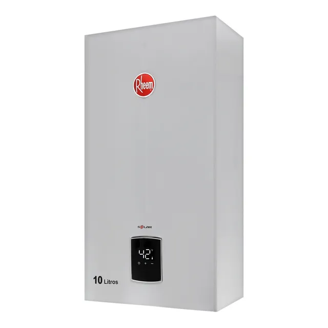 Calefon Gas Licuado 10 Litros Tiro Natural Rheem Ionizado Color Gris Tipo de gas GLP