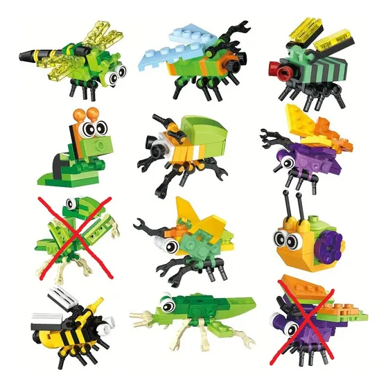 Ingeniosos Insectos De Bloques Armables (lego &+ Compatible)