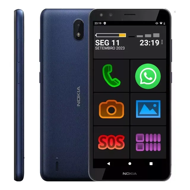 Smartphone Vovofone Ideal P/ Idoso 32gb Telagrande Sos Whats