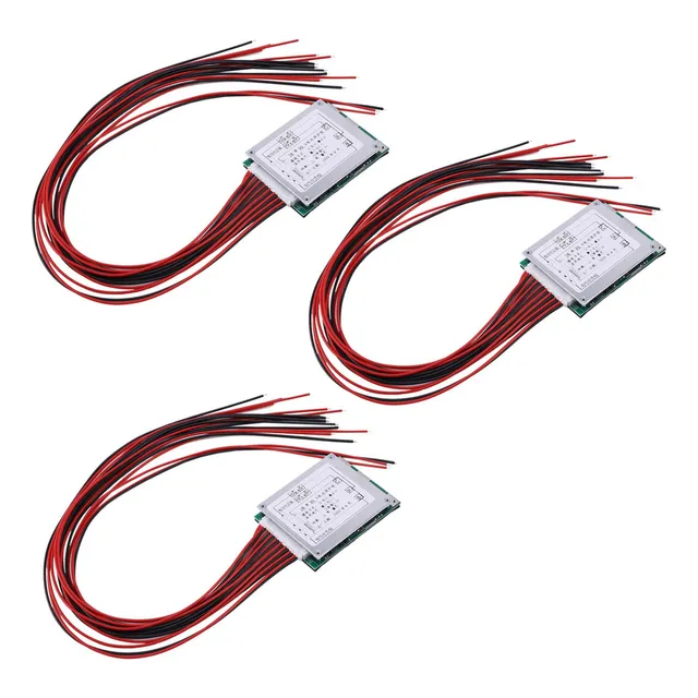 3x 16s 60v 35a Li-ion Li-ion 18650 Bms Protección De Pcb
