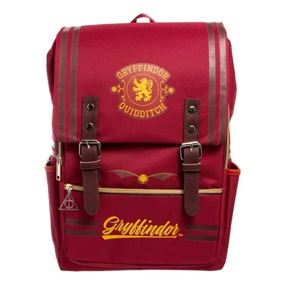 Mochila Backpack Gryffindor Harry Potter Trust Ruz Color Terracota Diseño De La Tela Liso