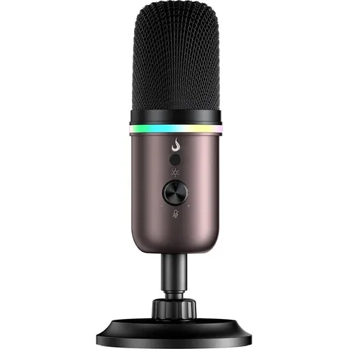 Microfone Gamer Razer Seiren V2 X USB Streaming Preto Cor Preto