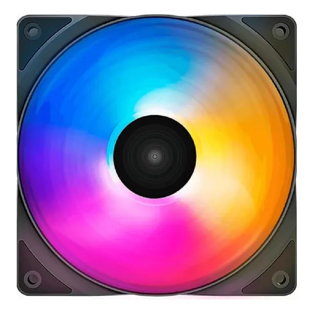 Enfriador de armario Deepcool Rf120 Fs, LED arcoíris, LED RGB de 120 mm