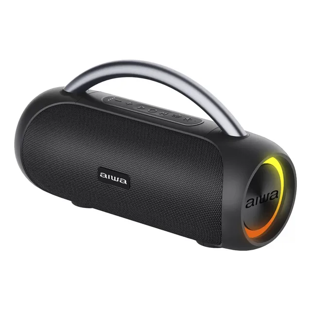 Parlante Bluetooth Aiwa Aw-s10bt Con Luces Led 20w Rms