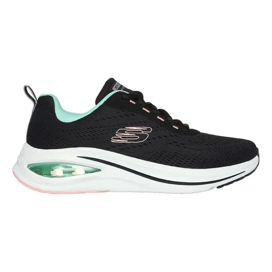 Zapatilla Skechers Aired Out 150131bkaq Negro Para Mujer
