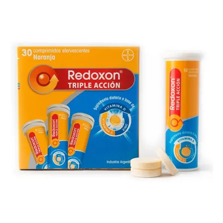 Bayer Redoxon Triple Acción 30 Comp Efervescentes Vitamina C