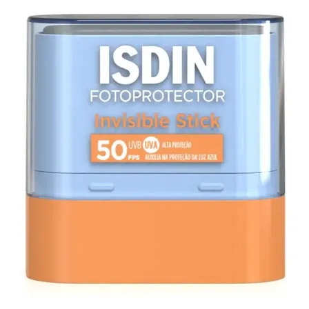 ISDIN Protetor Solar Facial em bastão Invisible Stick FPS 50 - 10g