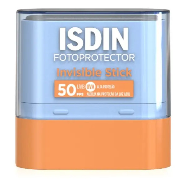 Isdin Protetor Solar Facial Em Bastão Invisible Stick Fps 50 - 10g