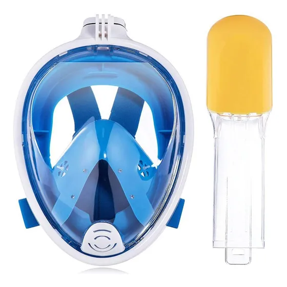 Mascara De Snorkel Facial De Buceo Cara Completa Talla S/m