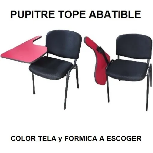 Pupitre Con Tope Abatible. Forrado En Formica