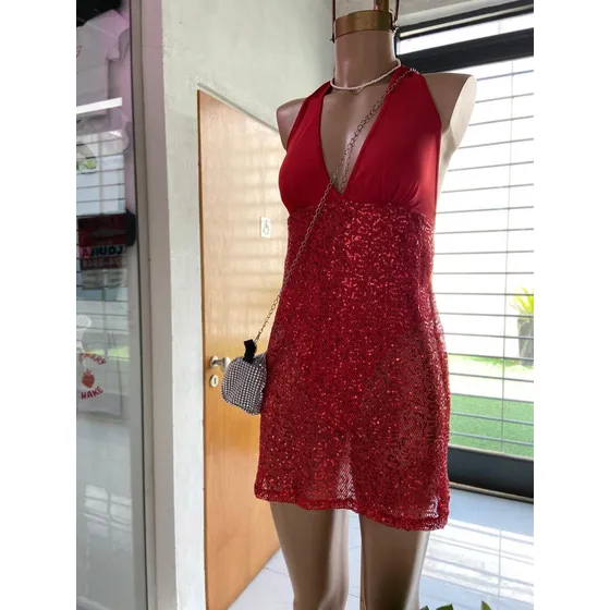 Vestido Chic Transparente C/body  Fiesta Corte Marilyn