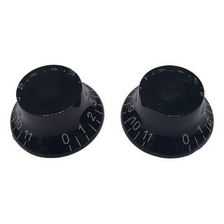 Botones Black Axlabs Bell Knob 11 White Font Botones Black Axlabs Bell Knob 11 White Font