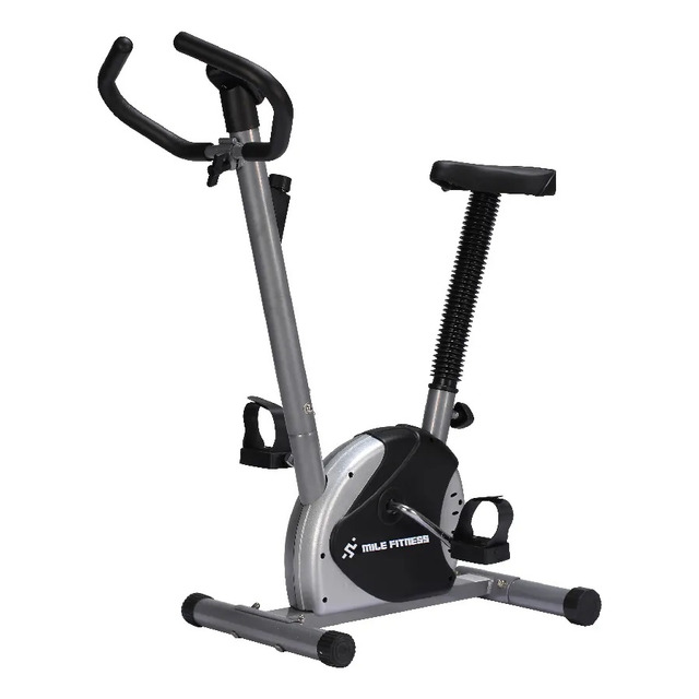 Bicicleta Ergométrica Vertical Residencial Compacta Cinza Bicicleta Ergométrica Vertical Residencial Compacta Cinza