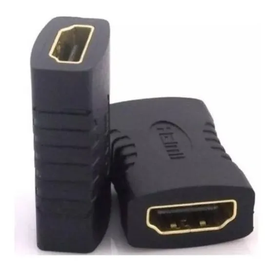 Adaptador Hdmi Femea X Femea Emenda Extensor Conector D Cabo