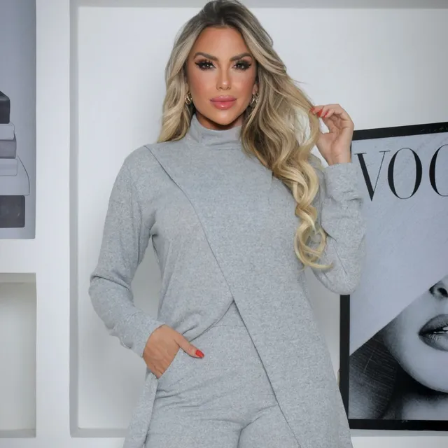 Conjunto Feminino Inverno Lanzinha Roupas De Frio Barato Top Conjunto Feminino Inverno Lanzinha Roupas De Frio Barato Top