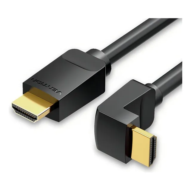 Cable Hdmi 2.0 4k Codo 90° 1,5m Arc Hdr Vention
