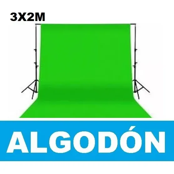 Fondo Fotografico Verde 1.8 Mt X 2,9 Foto Video Chroma Key 
